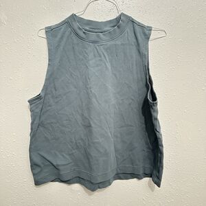 Pact 100% Organic Cotton XL Blue Tank Top Sleeveless Casual Classic